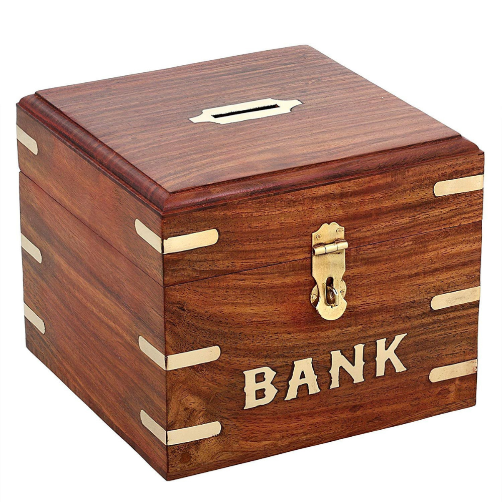 Wooden Money Bank (2)